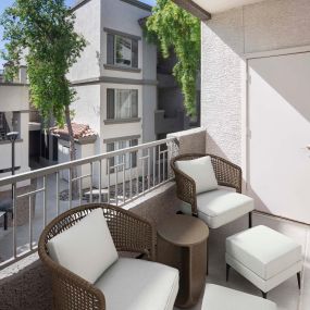 Private balcony in apartment home at Camden Montierra in Scottsdale, AZ