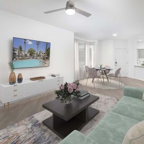 camden montierra apartments scottsdale az open concept living room