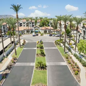 Camden Montierra Apartments Scottsdale Arizona Landscaped Driveway