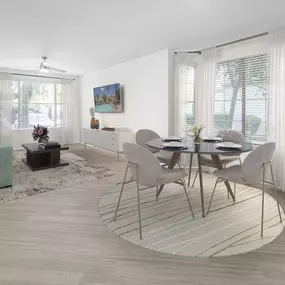 camden montierra apartments scottsdale az open concept dining area with bay window