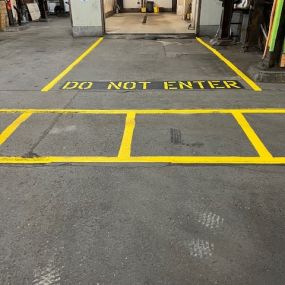 Image of Parking Lot Line Striping by G-FORCE Pittsburgh PA