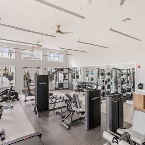 State-of-the-art fitness center at Glen Oaks Apartments in Wall Township, NJ.