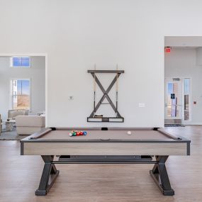 Pool table in the clubhouse at Glen Oaks Apartments in Wall Township, NJ.