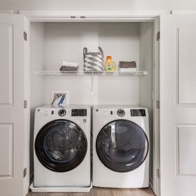 Full size washer and dryer included at Glen Oaks Apartments in Wall Township, NJ.