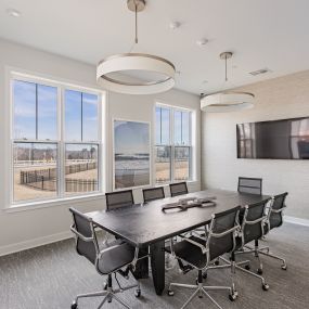 Conference room at Glen Oaks Apartments in Wall Township, NJ.