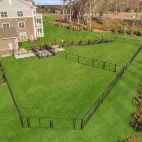 Fenced pet park at Glen Oaks Apartments in Wall Township, NJ.