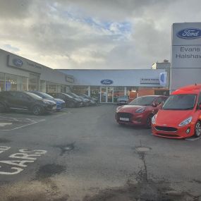 Front of the Ford Transit Centre in Coatbridge