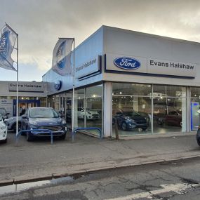 Outside the Ford Transit Centre in Coatbridge