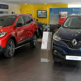 Inside the Renault Middlesbrough showroom