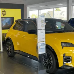 Evans Halshaw Renault Middlesbrough Showroom Interior with Renault 5