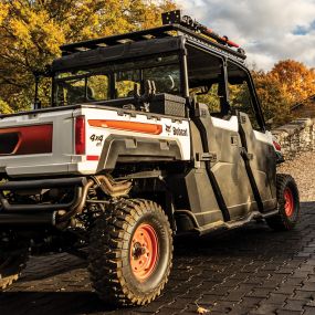 A Bobcat UV34 utility vehicle