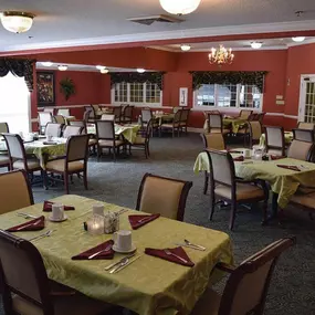 Dining Room with Restaurant-Style Dining