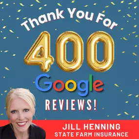 We want to thank everyone who helped us reach 400 Google Reviews! Your feedback and testimonials motivate us to continue providing exceptional insurance services and personalized assistance in and around Lakeville, Minnesota.