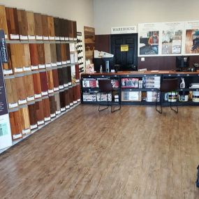 Interior of LL Flooring #1262 - Colmar | Check Out Area