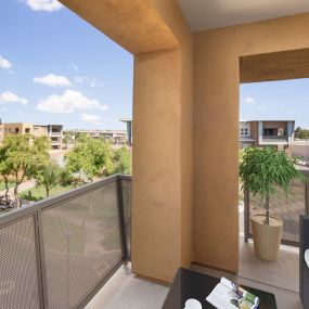 Private patios and balconies