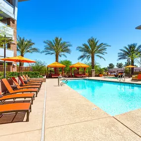 Resort style swimming pool