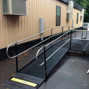 Jack Pignatello installed this wheelchair ramp at a building in Northern NJ.