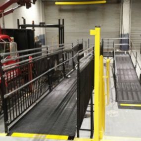 Peter Bordonaro and the Amramp Long Island team installed this wheelchair ramp for the Federal Bureau of Investigation (FBI) garage in Bronx, NY.