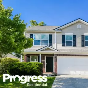 This Progress Residential home for rent is located near Indianapolis IN.