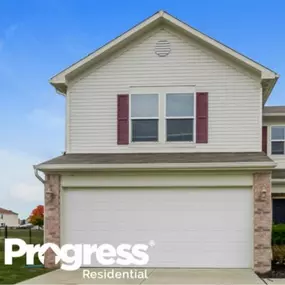 This Progress Residential home for rent is located near Indianapolis IN.