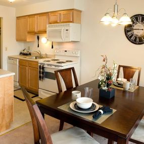 Furnished Kitchen and Dinning Area