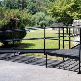 The Amramp Greater Philadelphia team installed this wheelchair ramp at a residence in Chesilhurst, NJ.