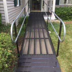 Nick Marcellino and the Amramp Philadelphia team installed this wheelchair ramp to provide access for a veteran in Downingtown, Pennsylvania.