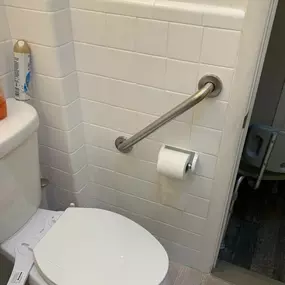 Grab bar installation.