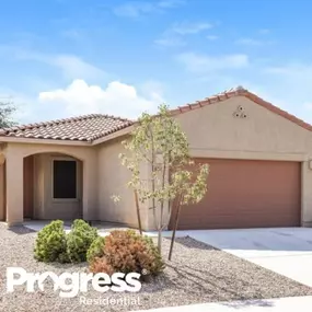 This Progress Residential home for rent is located near Tucson AZ.