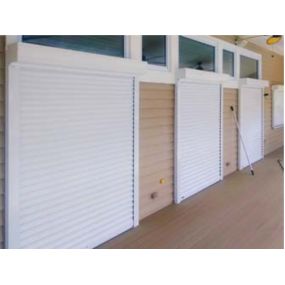 Home Safety Solutions offers traditional roll-down hurricane shutters, as well as hurricane-rated, functional Bahama and Colonial shutters for superior protection against storms.