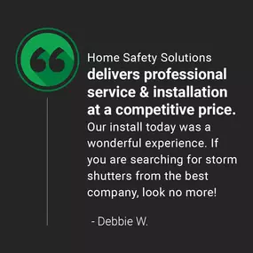 At Home Safety Solutions we strive to provide superior customer service!