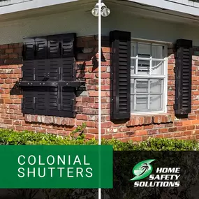 Colonial Shutters Installed on House