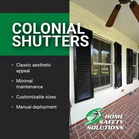 Benefits of Colonial Shutters