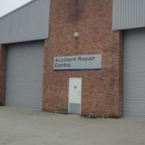 Outside Evans Halshaw Body Centre Manchester