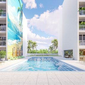 Camden Thornton Park Apartments Orlando Florida Pool Renovation