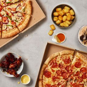 Papa Johns Big Match Bundle - two large pizzas, two classic sides and a large drink