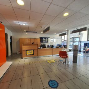 Inside the Ford Coatbridge dealership