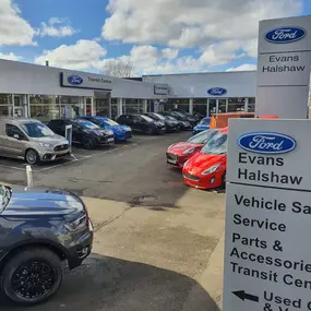 Outside the Ford Coatbridge dealership