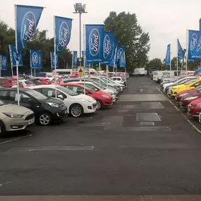 Outside the Ford Coatbridge dealership