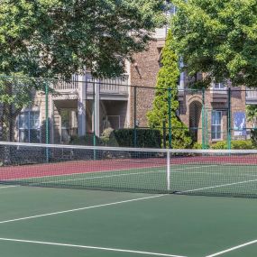 Community tennis courts