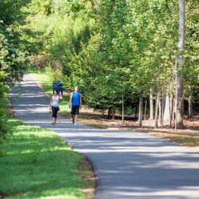 Walking and biking path at Four Mile Creek