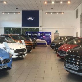 Ford cars in the Altrincham dealership