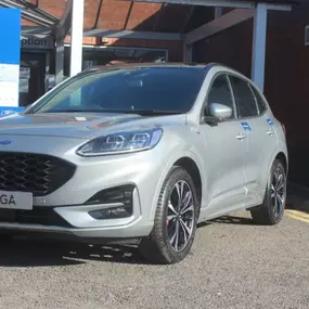 Ford Kuga outside the Ford Altrincham showroom