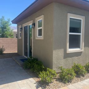 new casita and garage , completed