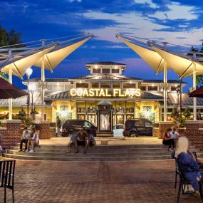 Fairfax corner restaurants coastal flats nighttime