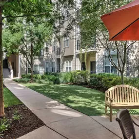 Outdoor courtyard