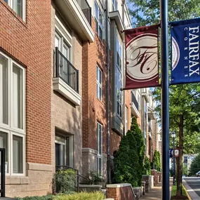 Fairfax corner sign