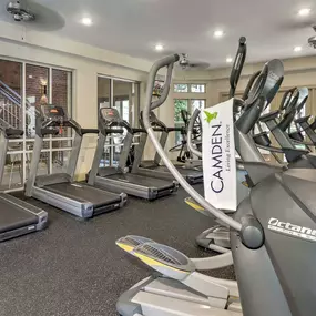 Expansive fitness center cardio