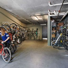 Secure bike storage