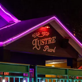 Local bar, Lustre Pearl, across from Camden Rainey Street